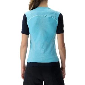 Livraison internationale UYN LADY RUNNING PB42 OW SHIRT BLUE RADIANCE/ PEACOT 22 16