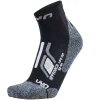 Promotio de vente UYN MAN TREKKING APPROACH LOW CUT SOCKS BLACK/GREY 23 22