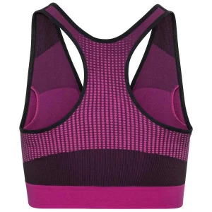 ODLO SEAMLESS HIGH SPORT BRA BLACK/FESTIVAL FUCHSIA 23 luxe soldes 6