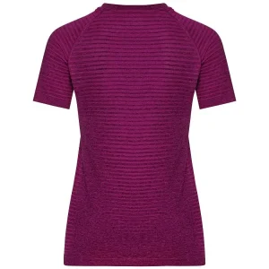 magasin pour ODLO ESSENTIAL SEAMLESS T-SHIRT S/S CREW NECK W FESTIVAL FUCHSIA MELANGE 23 6