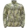 à prix d'occasion ODLO ESSENTIAL LIGHT PRINT JACKET ODLO CONCRETE GREY/LIME GREEN 23 7