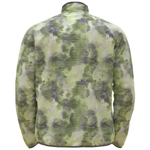 à prix d'occasion ODLO ESSENTIAL LIGHT PRINT JACKET ODLO CONCRETE GREY/LIME GREEN 23 6