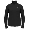 comparez les prix ODLO RUN EASY WARM MIDLAYER W BLACK MELANGE 23 7