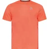 ODLO ZEROWEIGHT ENGINEERED CHILL-TEC S/S CREW NECK SHOCKING ORANGE MELANGE 22 online boutique 22