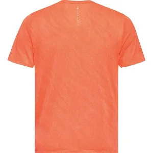 ODLO ZEROWEIGHT ENGINEERED CHILL-TEC S/S CREW NECK SHOCKING ORANGE MELANGE 22 online boutique 6