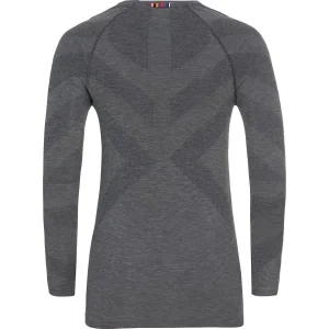 ODLO KINSHIP LIGHT BL TOP CREW NECK L/S W GREY MELANGE 22 site pas cher 6