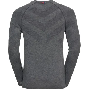 ODLO KINSHIP LIGHT BL TOP CREW NECK L/S GREY MELANGE 22 haute qualité 6