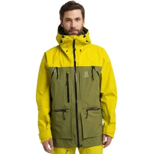 le grand escompte Haglöfs HAGLÖFS VASSI GTX PRO JACKET OLIVE GREEN/AURORA 23 12