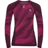 ODLO BLACKCOMB ECO BL TOP CREW NECK L/S W FESTIVAL FUCHSIA/SPACE DYE 23 magasin solde 10