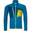 site soldes ORTOVOX FLEECE GRID JACKET M HERITAGE BLUE 23 11