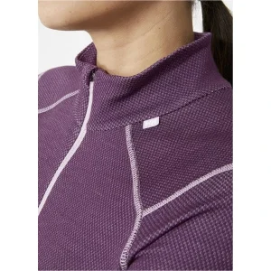 authentiques HELLY HANSEN W LIFA MERINO MIDWEIGHT 1/2 ZIP AMETHYST/BLACK 23 16