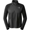 THE NORTH FACE M 1/4 ZIP RUN FL TNF BLACK/ASPHGR 23 magasin pas cher 10