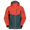 Authenticité garantie SCOTT JKT M’S EXPLORAIR 3L MAGMA RED/ARUBA GREEN 23 17