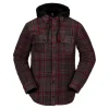 grossiste en ligne VOLCOM FIELD INS FLANNEL JACKET BLACK PLAID 23 5