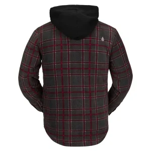 grossiste en ligne VOLCOM FIELD INS FLANNEL JACKET BLACK PLAID 23 7