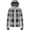 COLMAR LADIES FANCY CHECK SKI JACKET BLACK/PURITY/WHITE-P 23 De Qualité 10