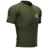 économies garanties COMPRESSPORT TRAIL HALF-ZIP FITTED SS TOP RF GREEN 22 10