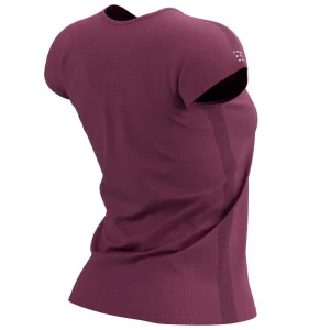 excellents soldes COMPRESSPORT TRAINING SS TSHIRT W DECO ROSE 22 6