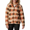 Nouveau COLUMBIA WINTER PASS SHERPA FZ W WARM COPPER CHECK 23 10