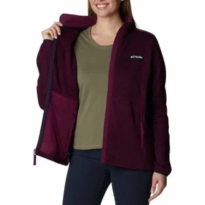 COLUMBIA SWEATER WEATHER FULL ZIP W MARIONBERRY HEATHER 23 en france 16