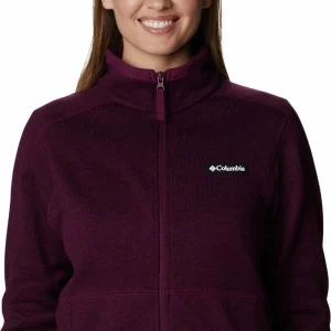 COLUMBIA SWEATER WEATHER FULL ZIP W MARIONBERRY HEATHER 23 en france 18