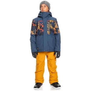 Livraison gratuite QUIKSILVER MISSION PRINTED BLOCK YOUTH JK BUCKTHORN BROWN COL 23 6