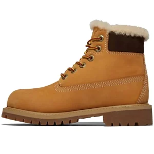 TIMBERLAND 6 IN PREMIUM WP SHEARLING LINED BOOT JR WHEAT 22 styles dernier cri 9