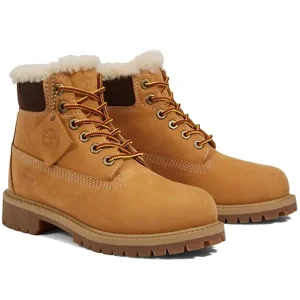 TIMBERLAND 6 IN PREMIUM WP SHEARLING LINED BOOT JR WHEAT 22 styles dernier cri 11