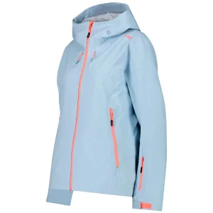 à prix imbattables CMP W JKT FIX HOOD 3 LAYERS CRISTALL BLUE 23 12