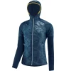 Loeffler LÖFFLER W HOODED HYBRID JACKET DEEP WATER 23 prix de gros 10