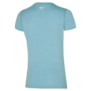 pas cher MIZUNO IMPULSE CORE TEE WOS MILKY BLUE 23 6