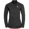 Livraison rapide ODLO SESVENNA HYBRID S-THERMIC MIDLAYER FULL ZIP W BLACK 23 8