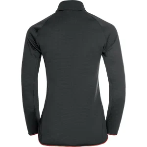 Livraison rapide ODLO SESVENNA HYBRID S-THERMIC MIDLAYER FULL ZIP W BLACK 23 6