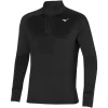 SOLDES TOUT À MIZUNO ACTIVE WARMALITE HZ SHIRT BLACK 23 11