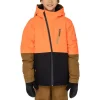 officiel 686 BOYS HYDRA INSULATED JKT FLURO ORANGE CLRBLK 23 14