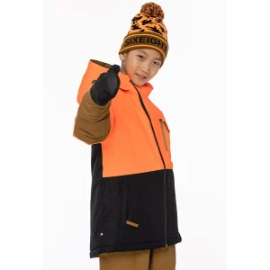 officiel 686 BOYS HYDRA INSULATED JKT FLURO ORANGE CLRBLK 23 14