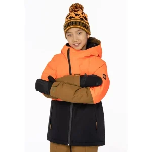 officiel 686 BOYS HYDRA INSULATED JKT FLURO ORANGE CLRBLK 23 16