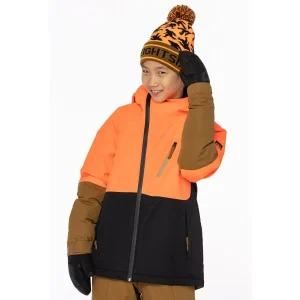 officiel 686 BOYS HYDRA INSULATED JKT FLURO ORANGE CLRBLK 23 18