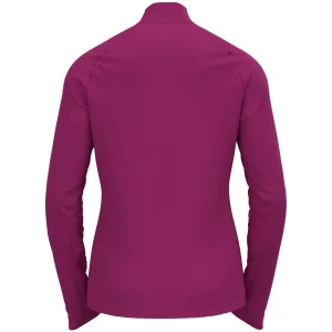 marque pas cher ODLO BESSO MIDLAYER 1/2 ZIP W FESTIVAL FUCHSIA 23 6