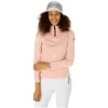 ROSSIGNOL W RESORT 1/2 ZIP POWDER PINK 23 en vente 5