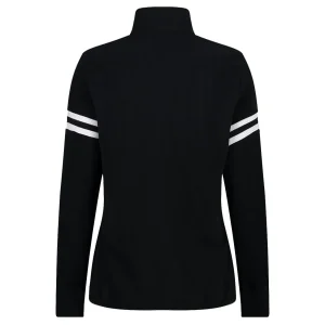 marques de renommée CMP WOMAN SWEAT NERO BIANCO 23 7