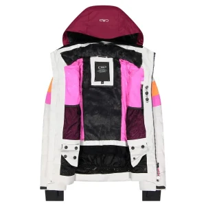 fashion pas cher CMP WOMAN JKT ZIP HOOD WHITE 23 12