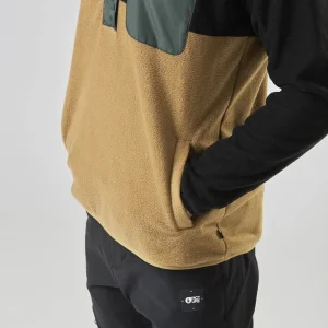 PICTURE MATHEW 1/4 TECH FLEECE DULL GOLD 23 mode tendance 16