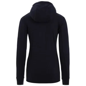 ICEBREAKER MERINO W QUANTUM III LS ZIP HOOD MIDNIGHT NAVY 23 soldes de Noël 10