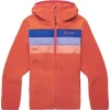 Nouvelle tendance COTOPAXI W TECA FLEECE HOODED FULL-ZIP FEVERISH 23 20