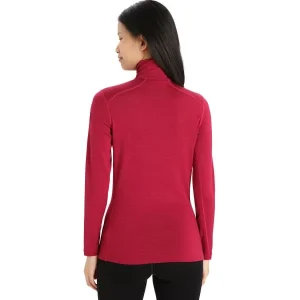 ICEBREAKER W 260 TECH LS HALF ZIP CHERRY 23 solde en ligne 8