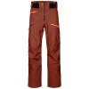 ORTOVOX 3L DEEP SHELL PANTS M CLAY ORANGE 23 à prix promos 20