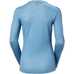 design à la mode HELLY HANSEN W LIFA MERINO LIGHTWEIGHT CREW BLUE FOG 23 9