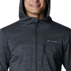 COLUMBIA MAXTRAIL II FLEECE HOODED SHARK HEATHER 23 fashion pas cher 16