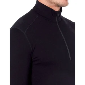 grossiste en ligne ICEBREAKER 260 TECH LS HALF ZIP BLACK 23 18